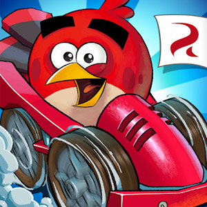 Angry Birds Go red smiling bird