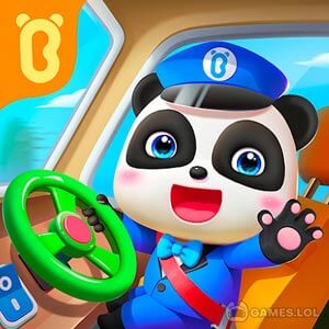 baby panda school bus on pc