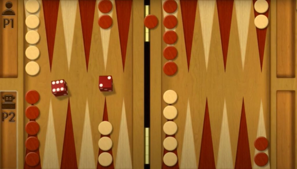 Backgammon free board game