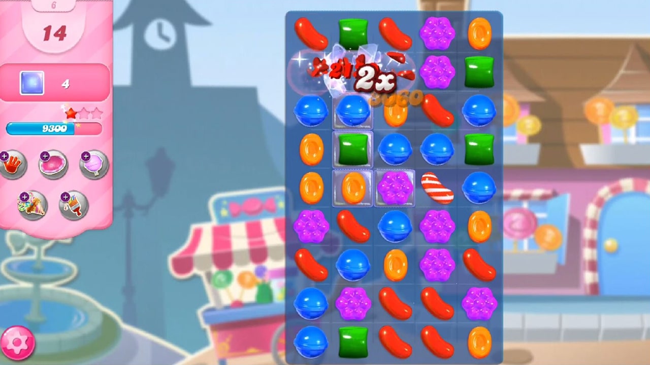 candy crush saga 2x jelly crusher