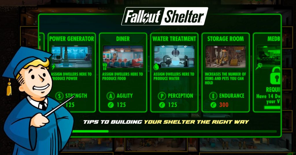 fallout shelter tips