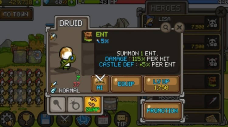 Grow Castle Druid screenshot