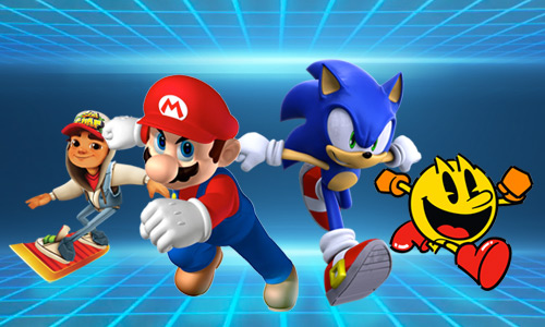 mario sonic winning grid race