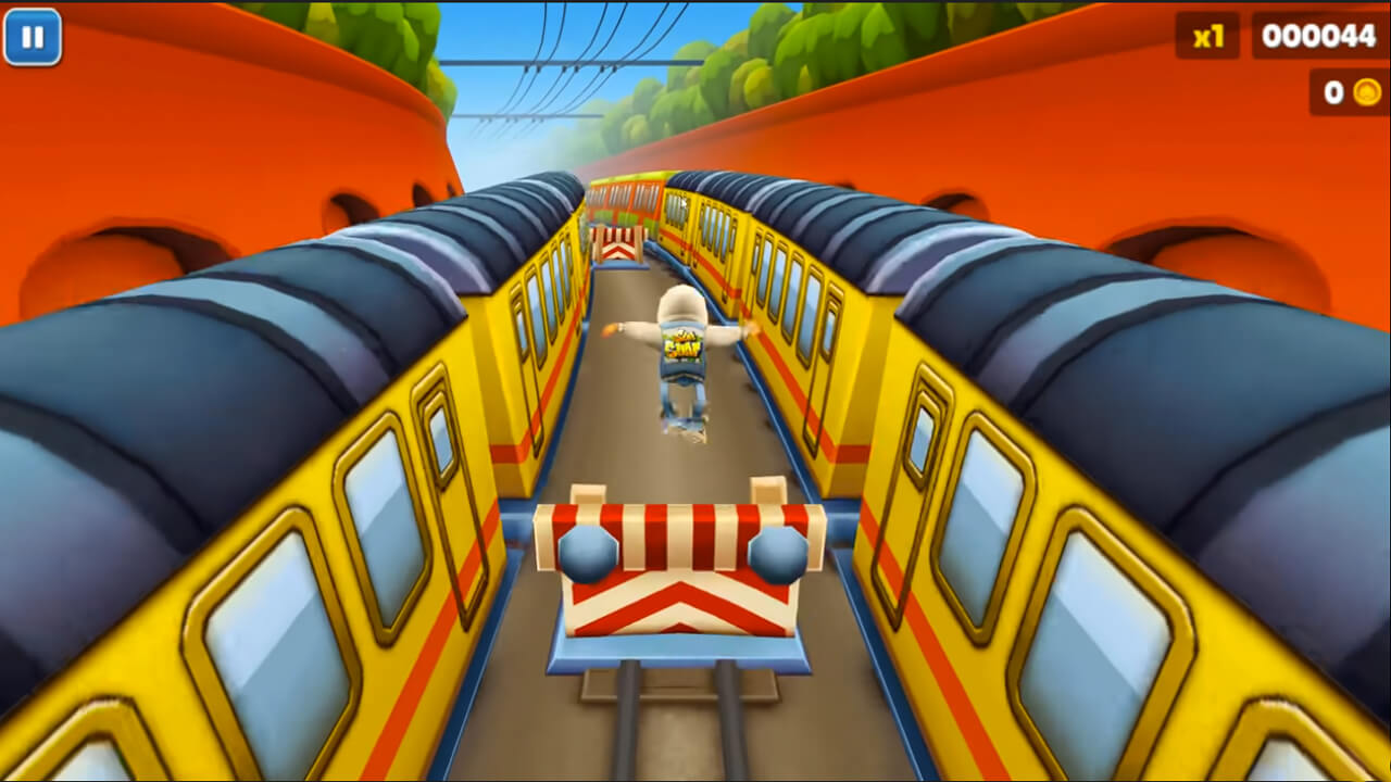 subway surfers jump