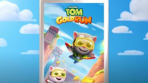 talking tom gold run flying