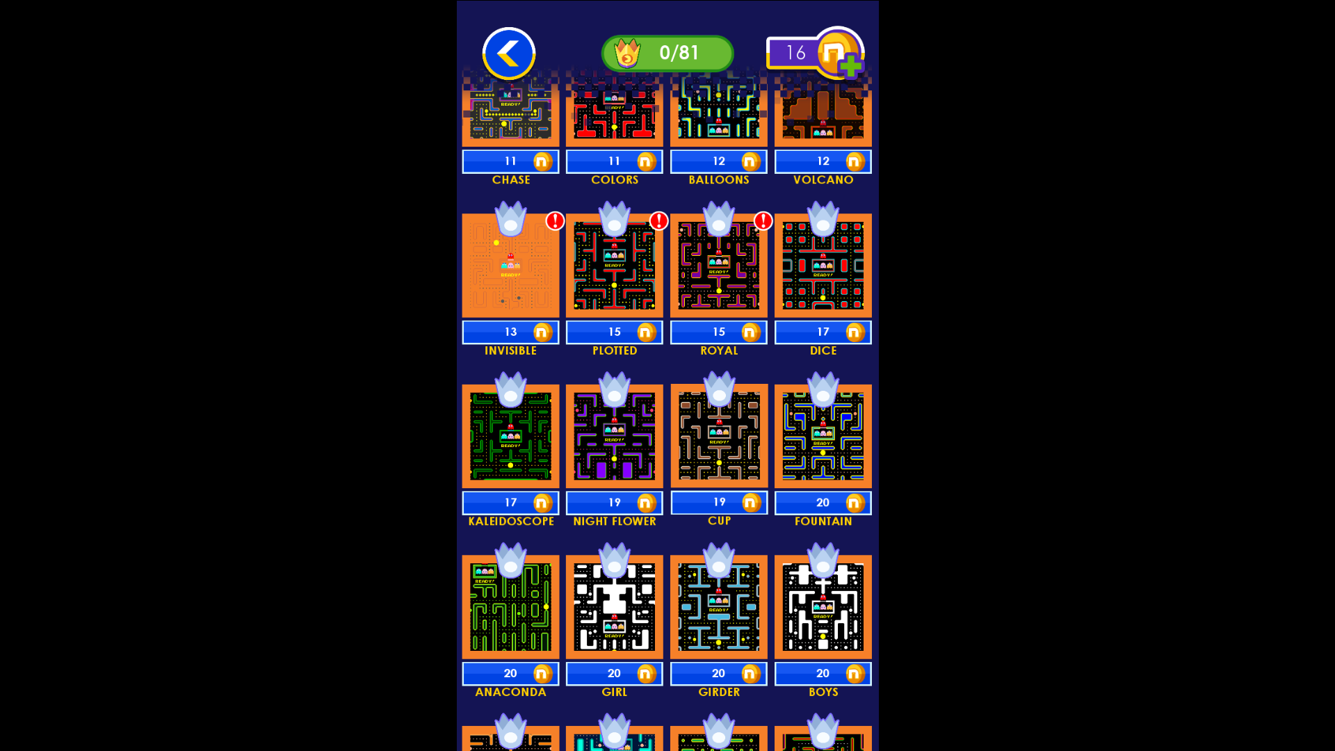 PAC-MAN Unlock Mazes